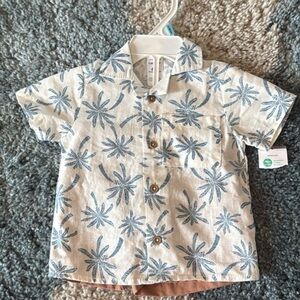 NWT Carters 2 piece shorts and collared shirt